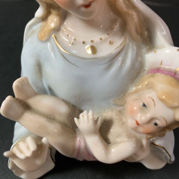 Mother & Child Virgin Mary Baby Jesus Madonna Figurine - Picture 6 of 6